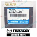 Mazda Genuine Fuel Filter AJ03-13-480 fits 00-11 MAZDA TRIBUTE [EP] AJ03-13-480