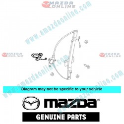 Mazda Genuine Front Right Window Regulator B25E-58-58XA fits 98-03 MAZDA323 [BJ] B25E-58-58XA