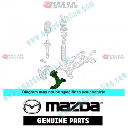 Mazda Genuine Right Lower Control Arm BPYK-34-300A fits 03-04 MAZDA3 [BK] BPYK-34-300A