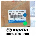 Mazda Genuine Right Head Lamp Unit B25D-51-0K0 fits 98-99 MAZDA323 [BJ] B25D-51-0K0