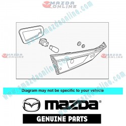 Mazda Genuine Left Trunk Lid Lamp B45A-51-3G0 fits 13-18 MAZDA3 [BM,BN] B45A-51-3G0