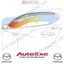 AutoExe Clip-on Type Smoke Window Vent Visors fits 2013-2024 Mazda6 [GJ,GL] Sedan MGJ0400