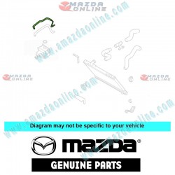 Mazda Genuine Radiator Water Hose N3H1-15-186A fits 08-13 MAZDA RX-8 [SE3P] N3H1-15-186A