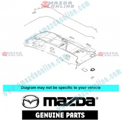 Mazda Genuine Right Seat Belt Bezel C580-68-3B1A-75 fits 12-18 MAZDA BIANTE [CC] C580-68-3B1A-75