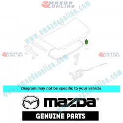 Mazda Genuine Trunk Lid Rubber GM9E-62-877 fits 12-18 MAZDA BIANTE [CC] GM9E-62-877