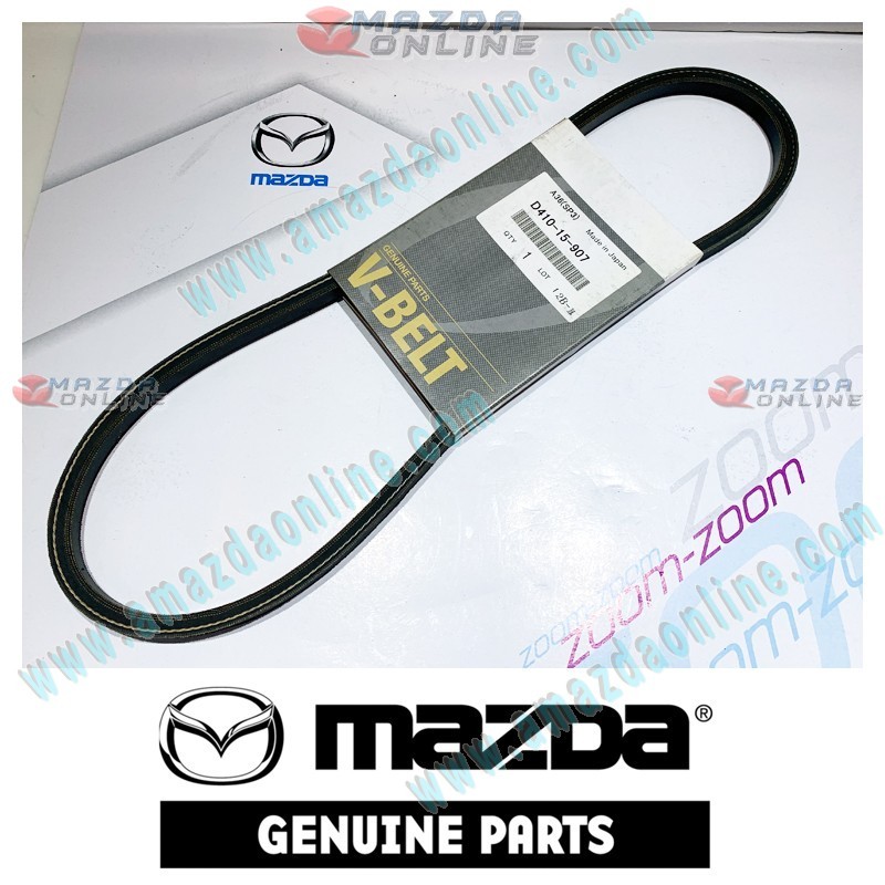 Mazda Genuine V-Belt D410-15-907 fits 88-99 MAZDA BONGO [SD, SS, SR] D410-15-907