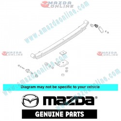 Mazda Genuine Rear Spring Shackle Rubber S083-28-333 fits 88-98 MAZDA BONGO [SD, SS,SR] S083-28-333