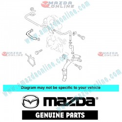 Mazda Genuine Pipe Water by Pass F82A-15-261 fits 99-20 MAZDA BONGO [SK, SL] F82A-15-261