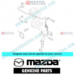 Mazda Genuine Radiator Water Hose F82A-15-537 fits 99-20 MAZDA BONGO [SK, SL] F82A-15-537