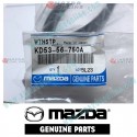 Mazda Genuine Bonnet Rubber Seal KD53-56-750A fits 13-16 MAZDA CX-5 [KE] KD53-56-750A