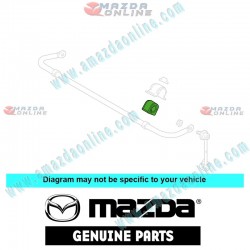 Mazda Genuine Stabilizer Bar Bushing KD31-28-156D fits 13-16 MAZDA CX-5 [KE] KD31-28-156D