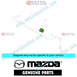 Mazda Genuine Suspension Stabilizer Bar Bushing B45A-28-156 fits 17-22 MAZDA CX-5 [KF] B45A-28-156