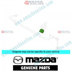 Mazda Genuine Stabilizer Bar Bushing KD35-28-156D fits 18-22 MAZDA CX-8 [KG] KD35-28-156D