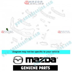 Mazda Genuine Right Tow Bracket Cover TK21-50-A11-BB fits 12-15 MAZDA CX-9 [TB] TK21-50-A11-BB