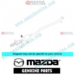 Mazda Genuine Converter & Pipe Insulator PE70-40-061 fits 16-23 MAZDA CX-9 [TC] PE70-40-061