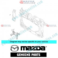 Mazda Genuine Front Bumper Lock Stay D09H-52-15Y fits 15-20 MAZDA2 [DJ] D09H-52-15Y