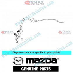 Mazda Genuine Cooler Pipe D09W-61-46X fits 2015+ MAZDA2 [DJ] D09W-61-46X