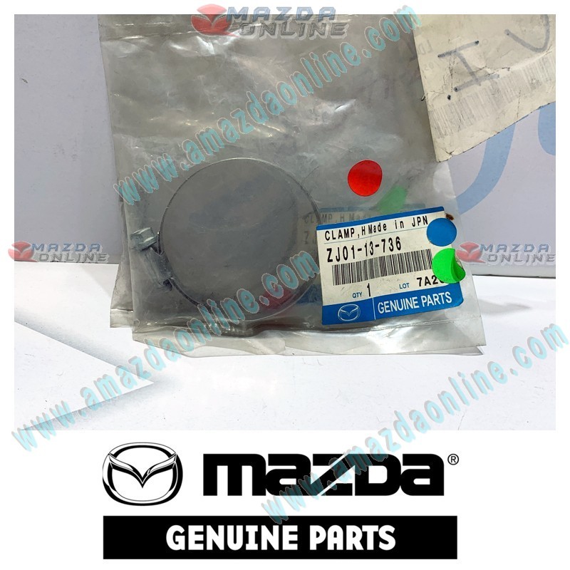 Mazda Genuine Intake Air Hose Clamp ZJ01-13-736 fits 02-10 MAZDA2 [DY, DE] ZJ01-13-736