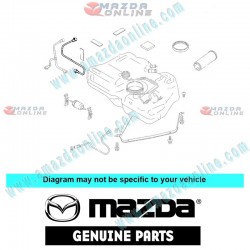 Mazda Genuine Fuel Main Hose D350-45-19XB fits 02-06 MAZDA2 [DY] D350-45-19XB