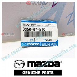 Mazda Genuine Right Nozzle(R) Washer D350-67-510 fits 02-07 MAZDA2 [DY] D350-67-510