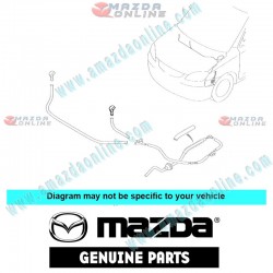 Mazda Genuine Left Washer Nozzle D351-67-510 fits 02-07 MAZDA2 [DY] D351-67-510