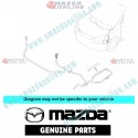 Mazda Genuine Left Washer Nozzle D351-67-510 fits 02-07 MAZDA2 [DY] D351-67-510