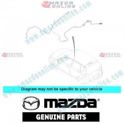 Mazda Genuine Washer Nozzle D352-67-510A fits 02-07 MAZDA2 [DY] D352-67-510A