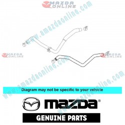 Mazda Genuine Oil Hose FNF1-19-9G1 fits 02-06 MAZDA2 [DY] FNF1-19-9G1