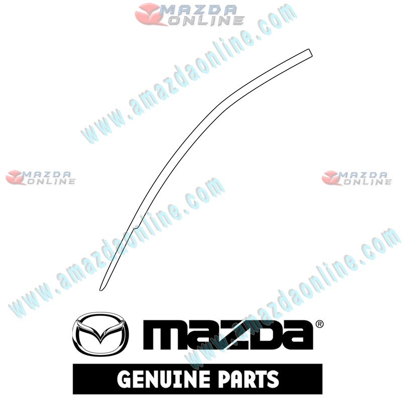 Mazda Genuine Outer Sash BP4K-50-8W1A fits 03-08 MAZDA3 [BK] BP4K-50-8W1A