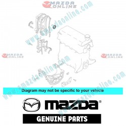 Mazda Genuine Lock Cylinder BPYK-76-210A fits 03-08 MAZDA3 [BK] BPYK-76-210A