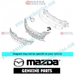 Mazda Genuine Front Bumper Plate Seal BBP2-50-1V1A fits 09-12 MAZDA3 [BL] BBP2-50-1V1A