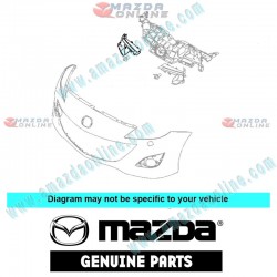 Mazda Genuine Right Front Air Guide BCM5-50-A22C fits 09-12 MAZDA3 [BL] BCM5-50-A22C