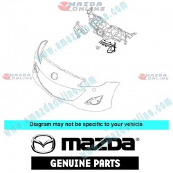 Mazda Genuine Left Front Air Guide BCM5-50-A23C fits 09-12 MAZDA3 [BL]