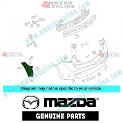 Mazda Genuine Splash Shield BBN9-50-341A fits 09-12 MAZDA3 [BL] BBN9-50-341A