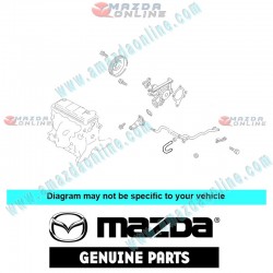 Mazda Genuine Radiator Water Hose B541-15-261B fits 91-01 MAZDA323 [BA, BG, BJ] B541-15-261B