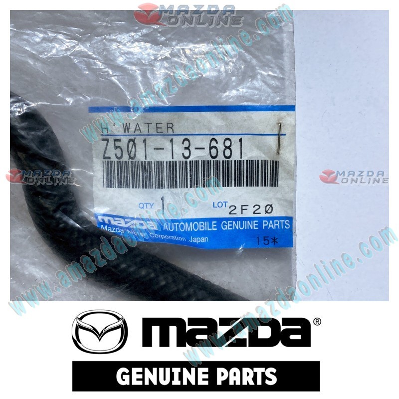 Mazda Genuine Water Hose Z501-13-681 fits 94-96 MAZDA323 [BA] Z501-13-681