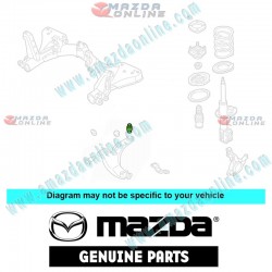 Mazda Genuine Lower Control Arm Bushing B25D-34-460 fits 98-03 MAZDA323 [BJ] B25D-34-460