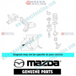 Mazda Genuine Lower Control Arm Bushing B28V-34-470 fits 00-03 MAZDA323 [BJ] B28V-34-470