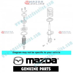 Mazda Genuine Boot Dust C100-34-0A5 fits 98-03 MAZDA323 [BJ] C100-34-0A5