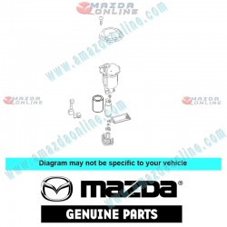 Mazda Genuine Fuel Filter ZL05-20-490A fits 98-01 MAZDA323 [BJ] ZL05-20-490A