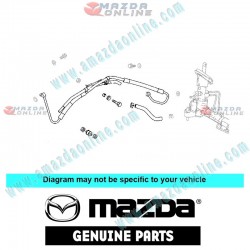 Mazda Genuine Power Steering Pipe C513-32-47YA fits 10-18 MAZDA5 [CW] C513-32-47YA