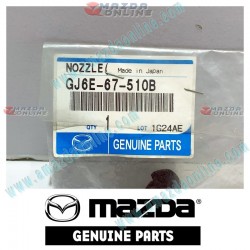 Mazda Genuine Left Washer Nozzle GJ6E-67-510B fits 02-06 MAZDA6 [GG, GY, GG3P] GJ6E-67-510B