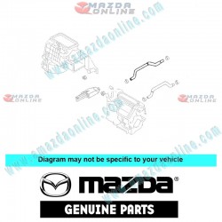 Mazda Genuine Heater Hose GE7T-61-211C fits 97-02 MAZDA626 [GF, GW] GE7T-61-211C