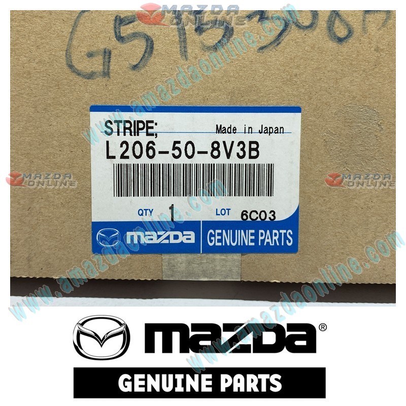 Mazda Genuine Body Side Stripe NO.3 L206-50-8V3B fits 08-12 MAZDA8 [LY] L206-50-8V3B