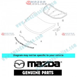 Mazda Genuine Bonnet Weatherstrip L206-56-770 fits 06-12 MAZDA8 [LY] L206-56-770