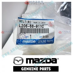 Mazda Genuine Right Seaming Welt L206-68-911C fits 06-12 MAZDA8 [LY] L206-68-911C