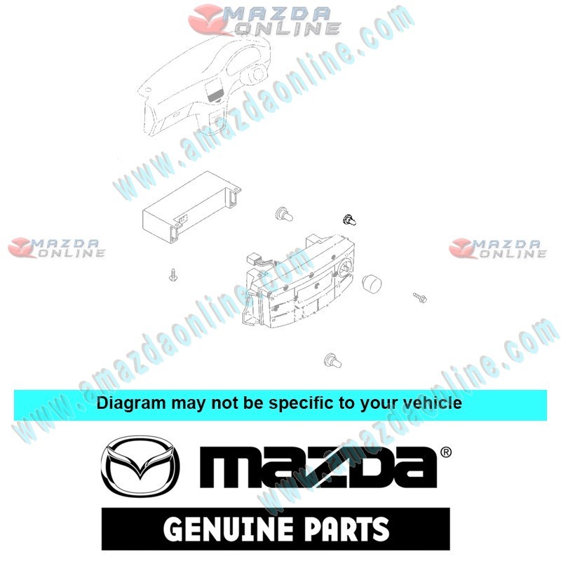 Mazda Genuine Mode Control Bulb L083-61-C95 fits 99-05 MAZDA8 MPV [LW] L083-61-C95