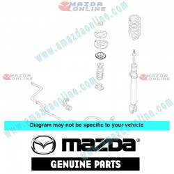 Mazda Genuine Spring Insulator H380-34-012 fits 91-00 MAZDA929 [HD, HE] H380-34-012