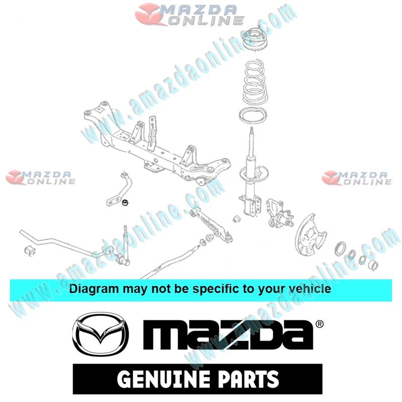 Mazda Genuine Suspension Stabilizer Bar Link Bushing 0710-28-775 fits 85-04 MAZDA(s) 0710-28-775