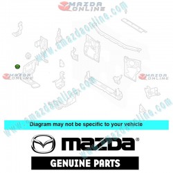 Mazda Genuine Hole Cover 0810-56-639 fits MAZDA(s) 0810-56-639